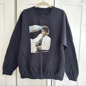 Michael Jackson thriller crew neck sweatshirt